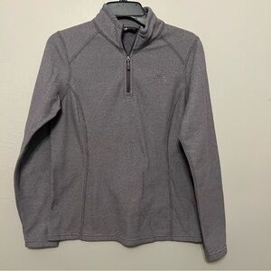 The North Face Purple Gray Women's Jacket Lightweight Fleece Medium